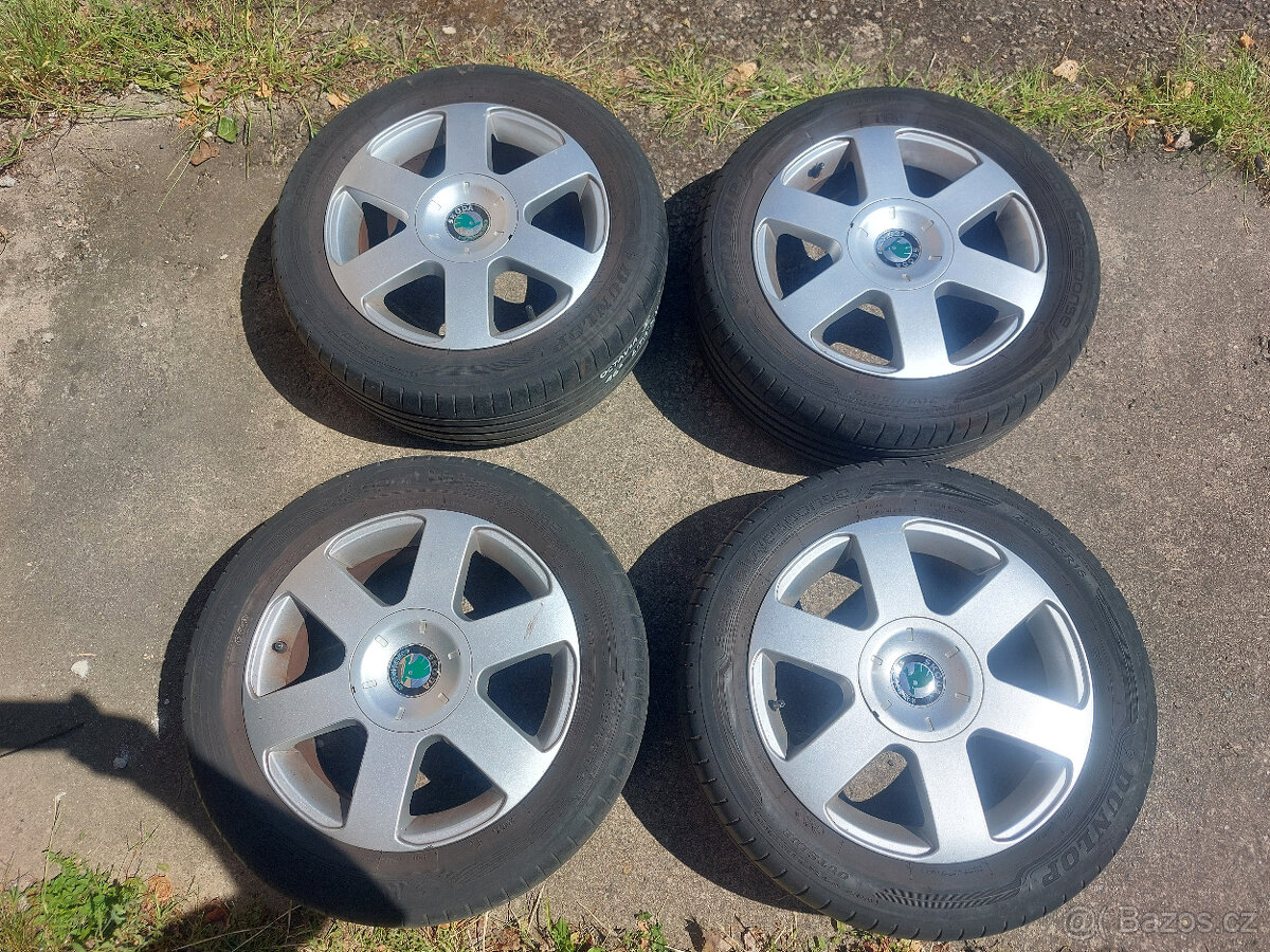 Alu kola Škoda Octavia II 16", rozteč 5 x 112 ET 50