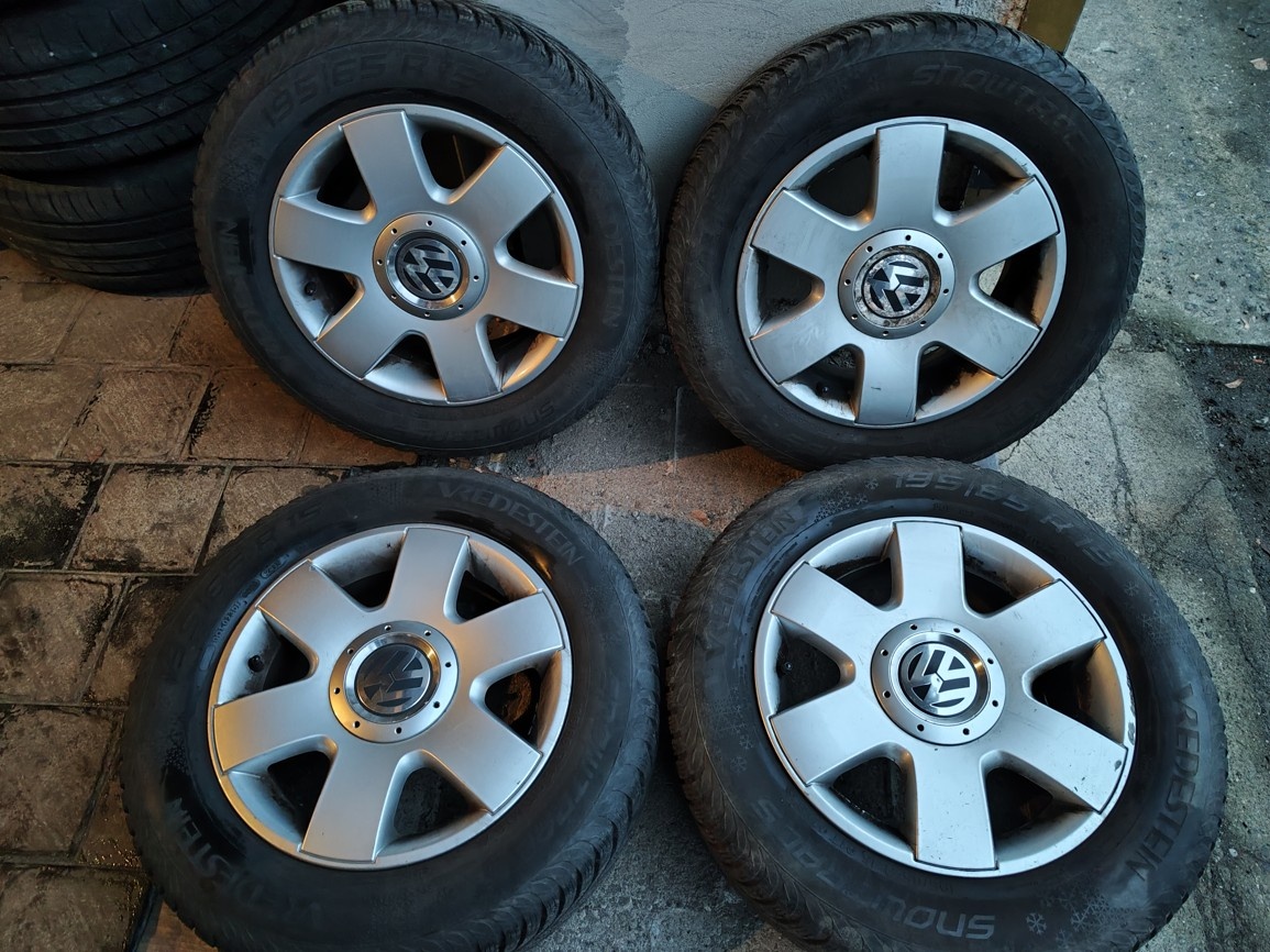 15"zimní alu sada 5x112 origo VW Caddy Touran Golf 5 6