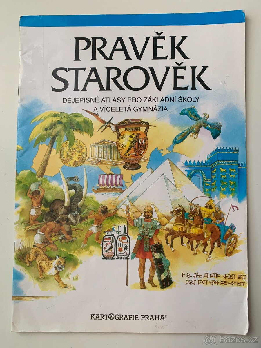 Pravěk, starověk – dějepisný atlas