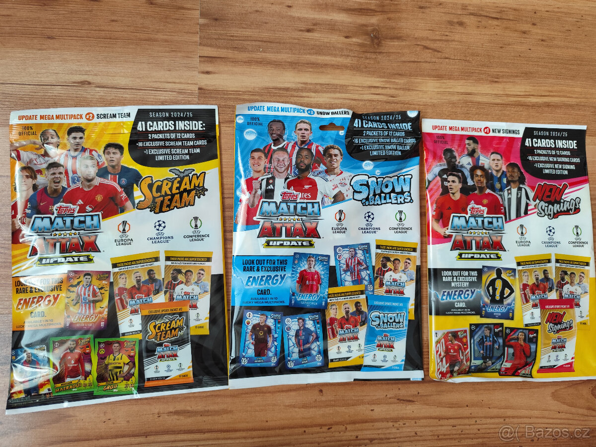 UCC Topps Match Attax 2024/25 -Update Mega Multipac