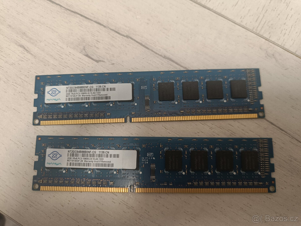 DDR3 DIMM 4GB Nanya (2x2GB)