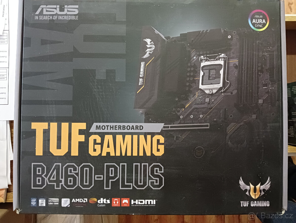 MB ASUS TUF B460 Plus + CPU(6/12), sock. 1200