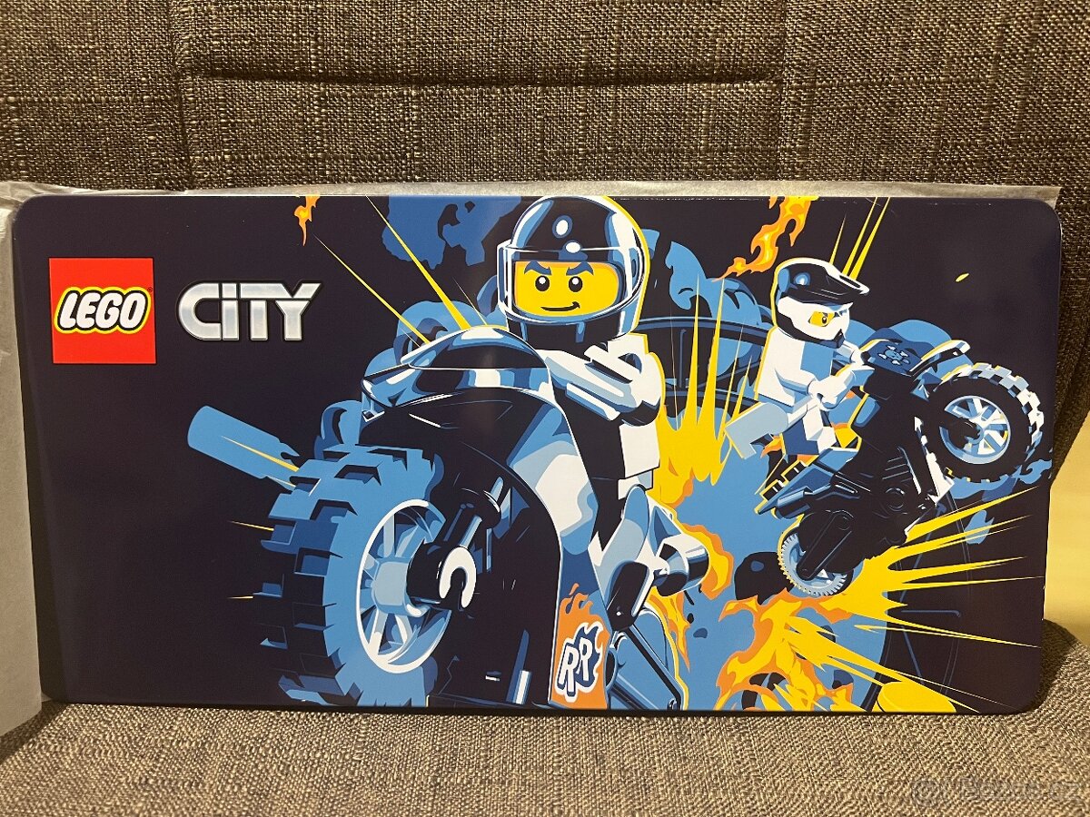 Lego City plechova cedule - 5007156