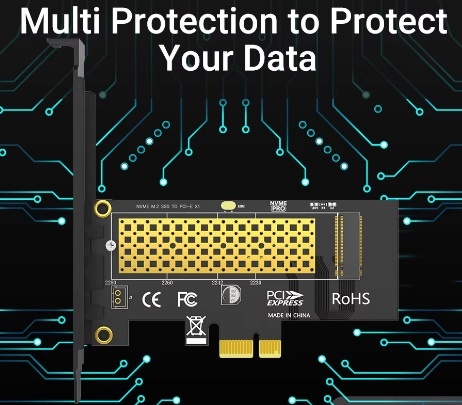 M.2 NVME adaptér