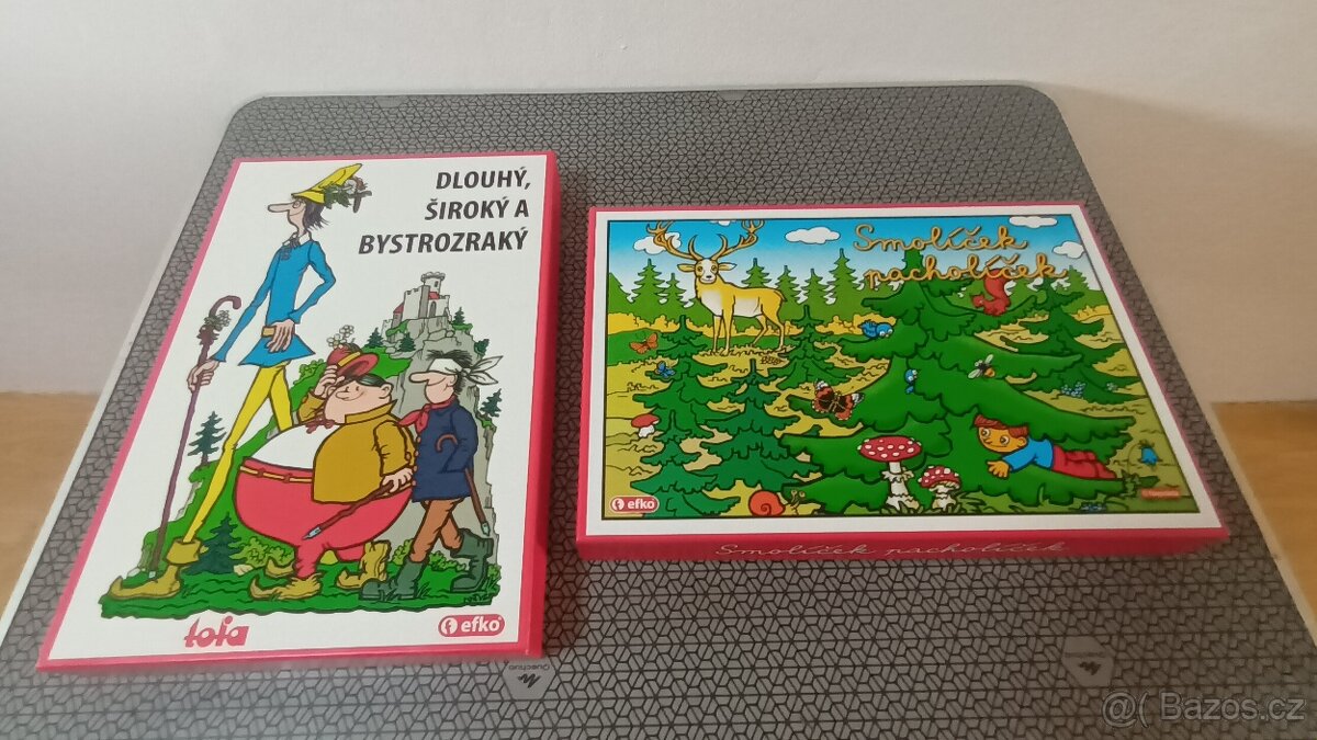 Retro hry Smolíček Pacholíček a Dlouhý, široký a bystrozraký