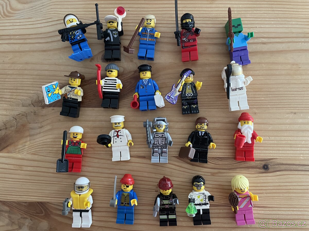 Lego mix 20 ruznych figurek