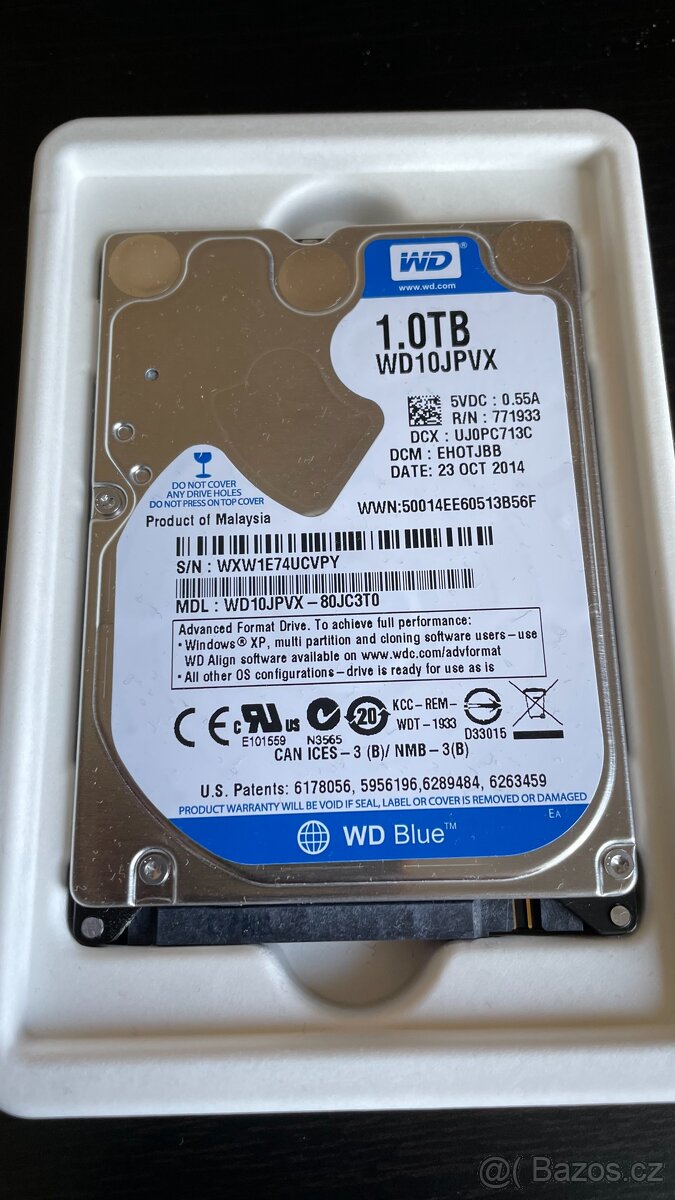 HDD 2,5" WD Blue 1TB