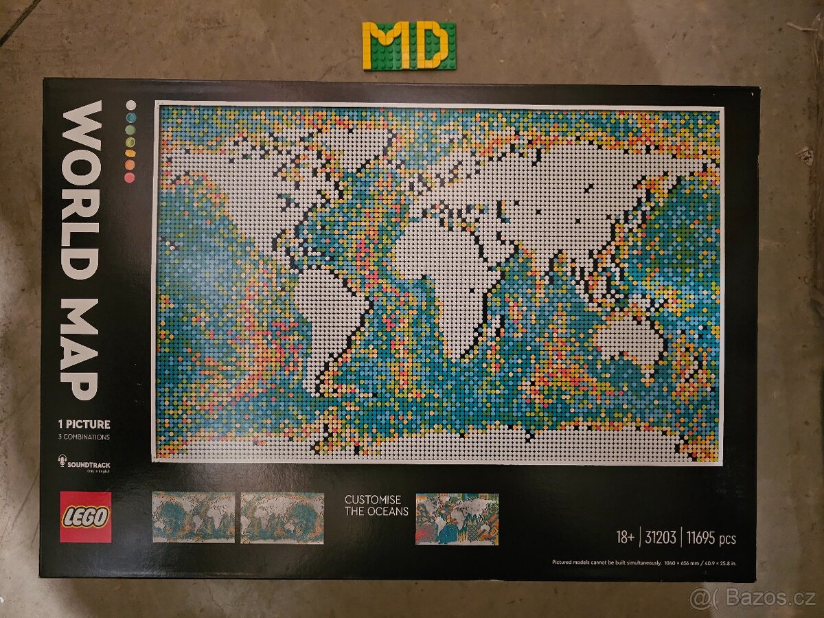 LEGO Art 31203 Mapa světa