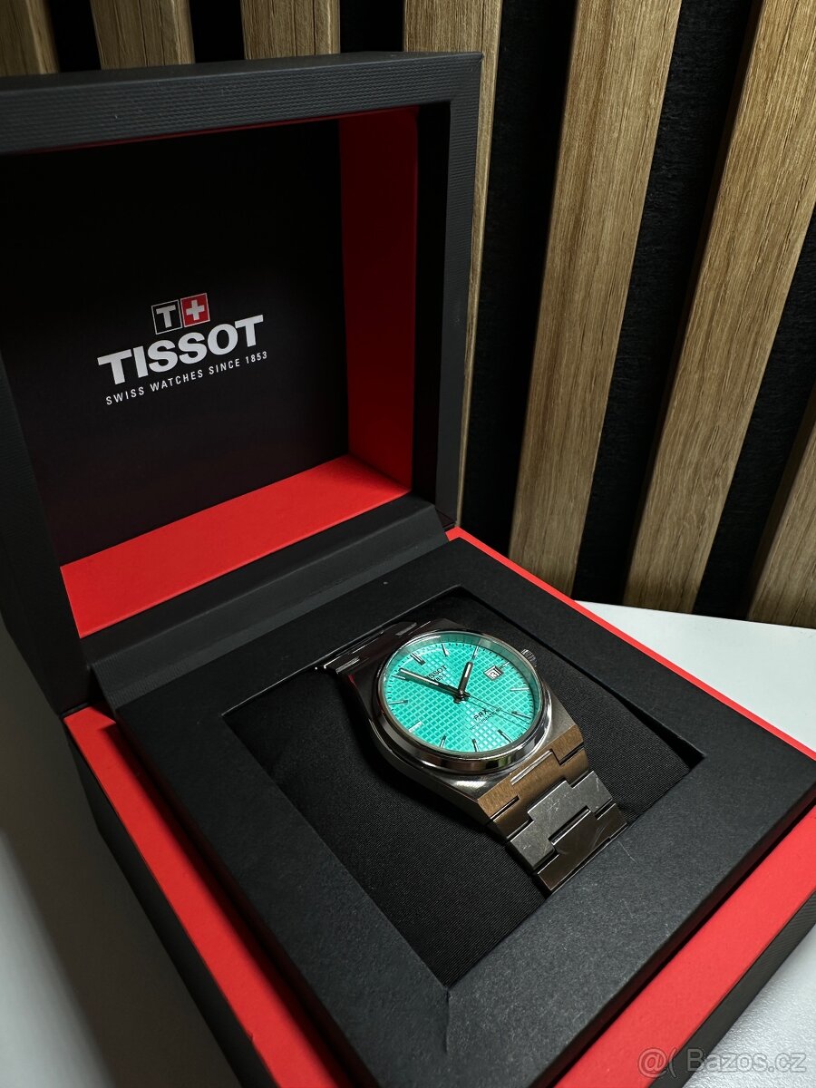 TISSOT PRX POWERMATIC 80 40MM Tiffany blue