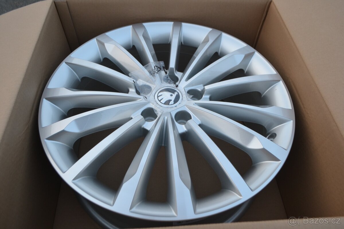 4ks NOVÉ orig.alu disky R18 Škoda Kodiaq/VW Tiguan, 5x112