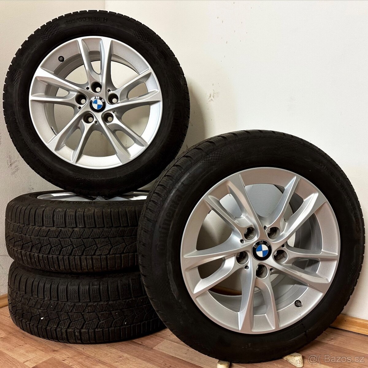 BMW 1/2 F40 F44 5x112 R16 ET47+ZIMNÍ 195/65R16 8mm