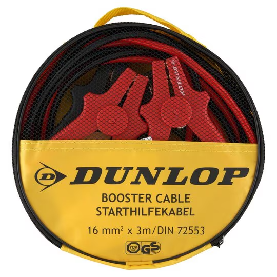 Nové startovací kabely Dunlop 2x3m 16mm