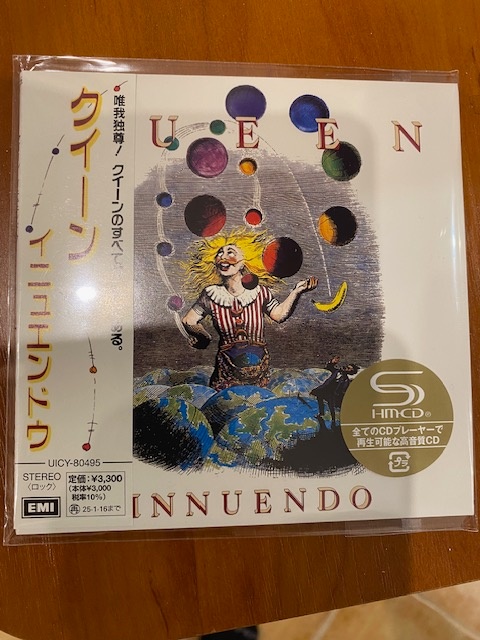 QUEEN, Japan cd