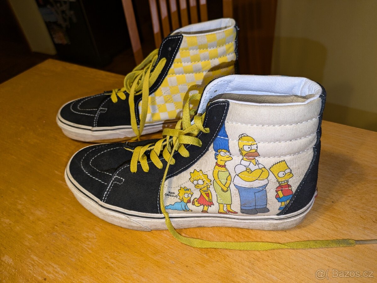 Boty Vans -the Simpsons