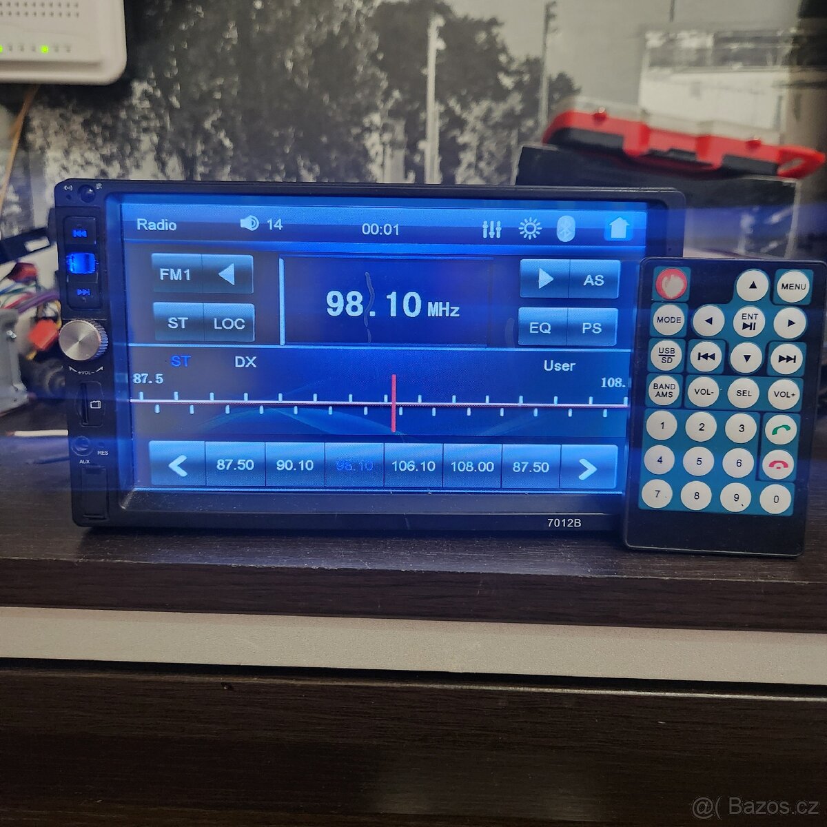 ČINA 2DIN USB SD AUX DVD model 7012B