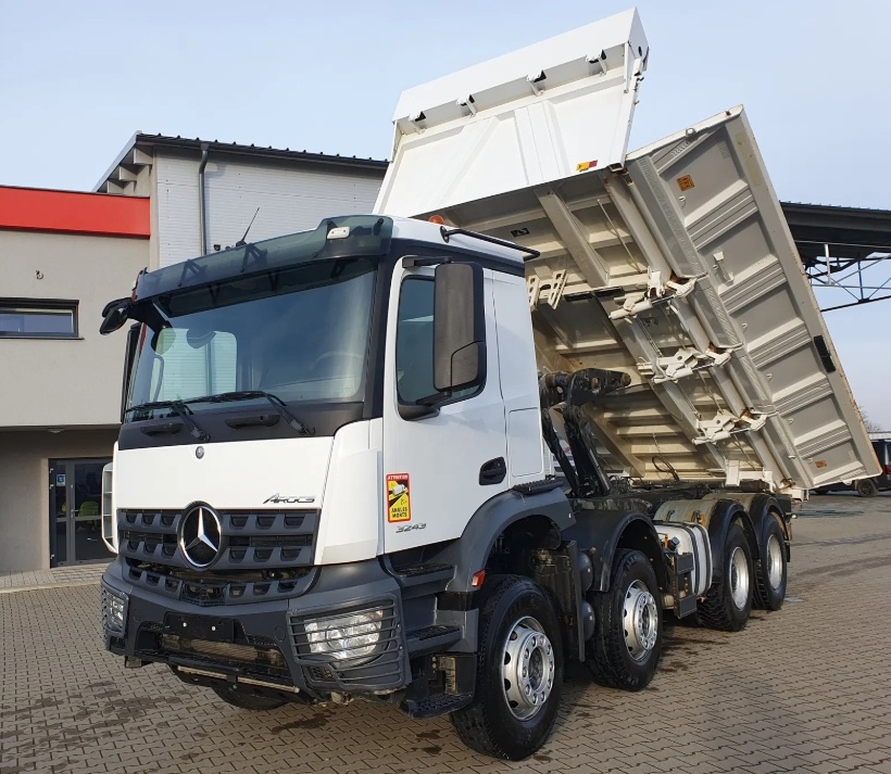 Mercedes Benz Arocs 3243 - 8x4 – Meiller S2+Bordmatik–EURO 6