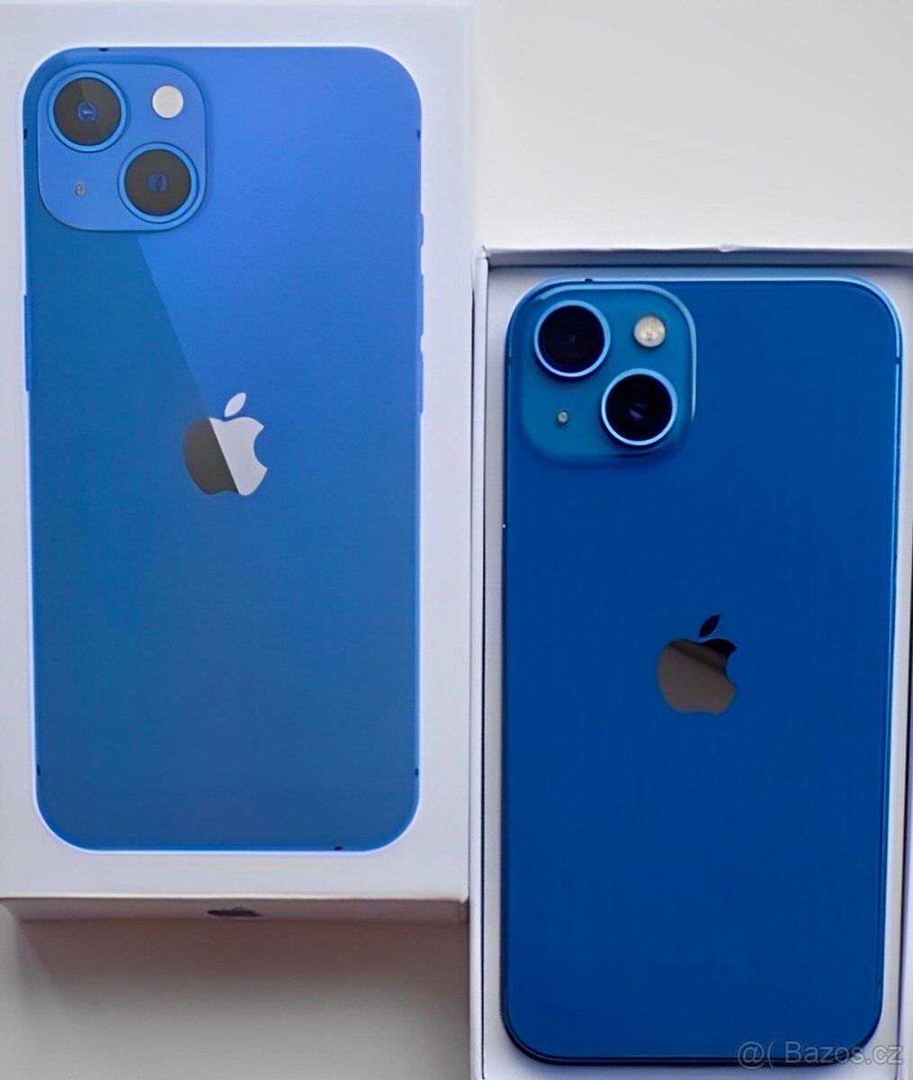 iPhone 13 Blue KONDICE BATERIE 100% TOP