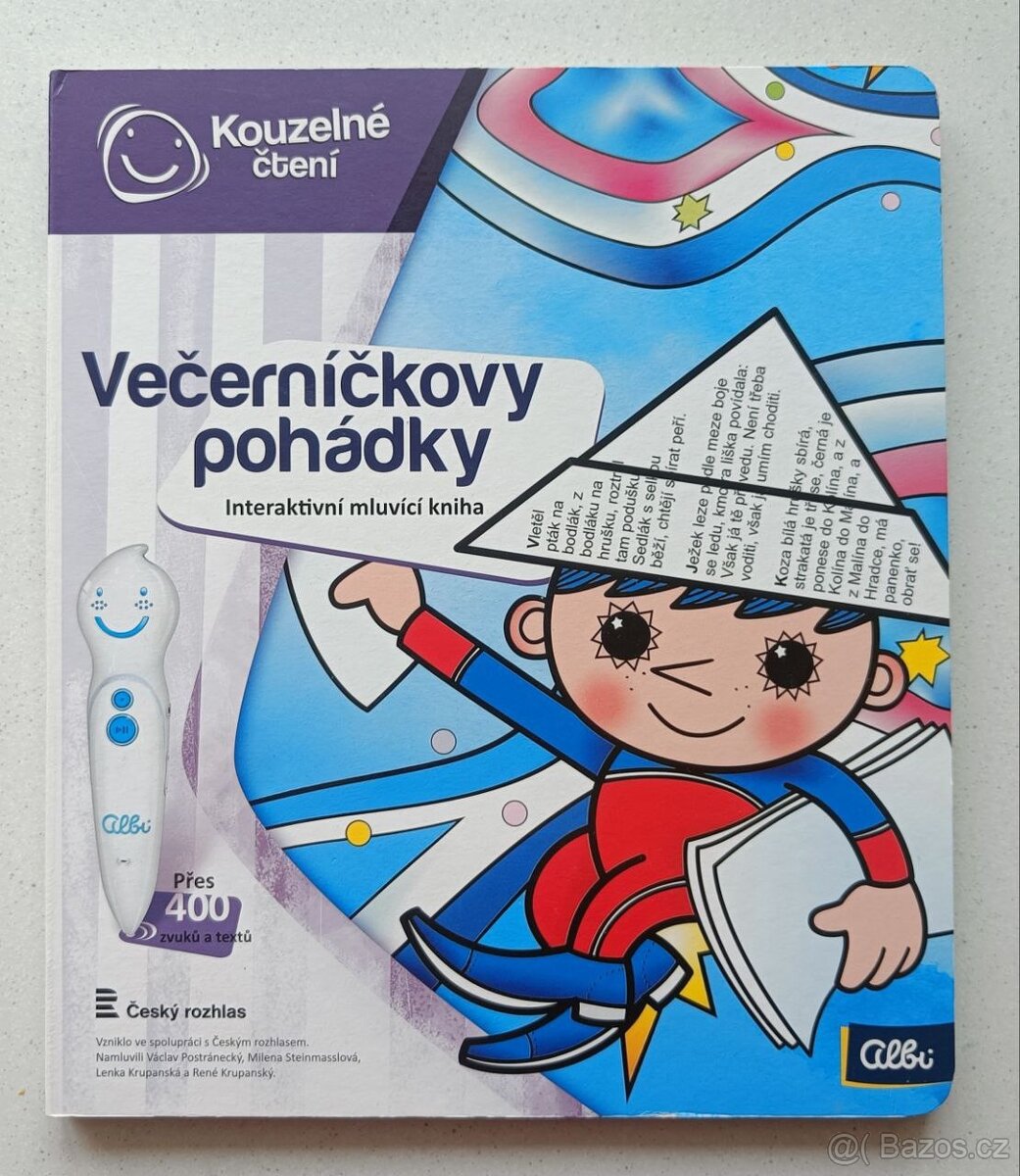 Albi Kouzelné čtení Kniha Večerníčkovy pohádky - REZERVOVANÉ