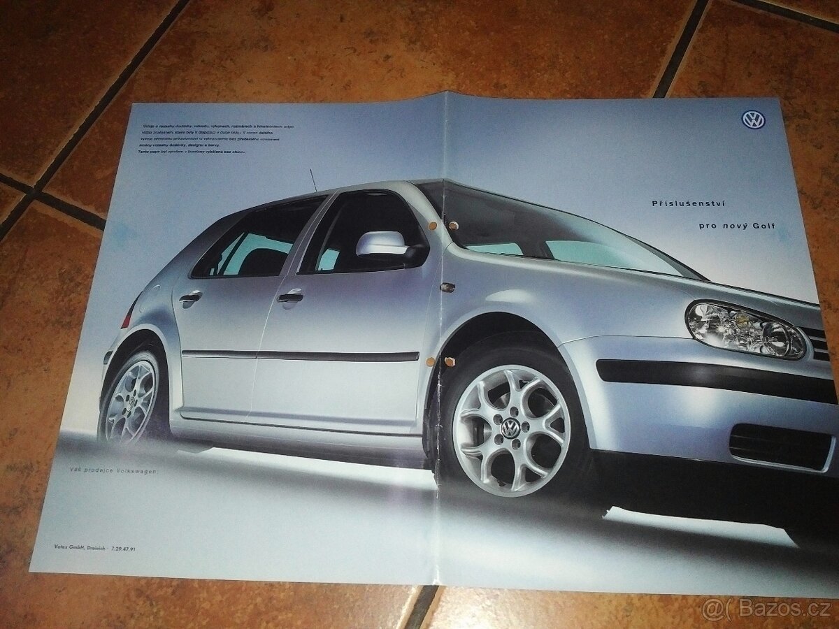 Prospekt VW GOLF 4 - TOP stav