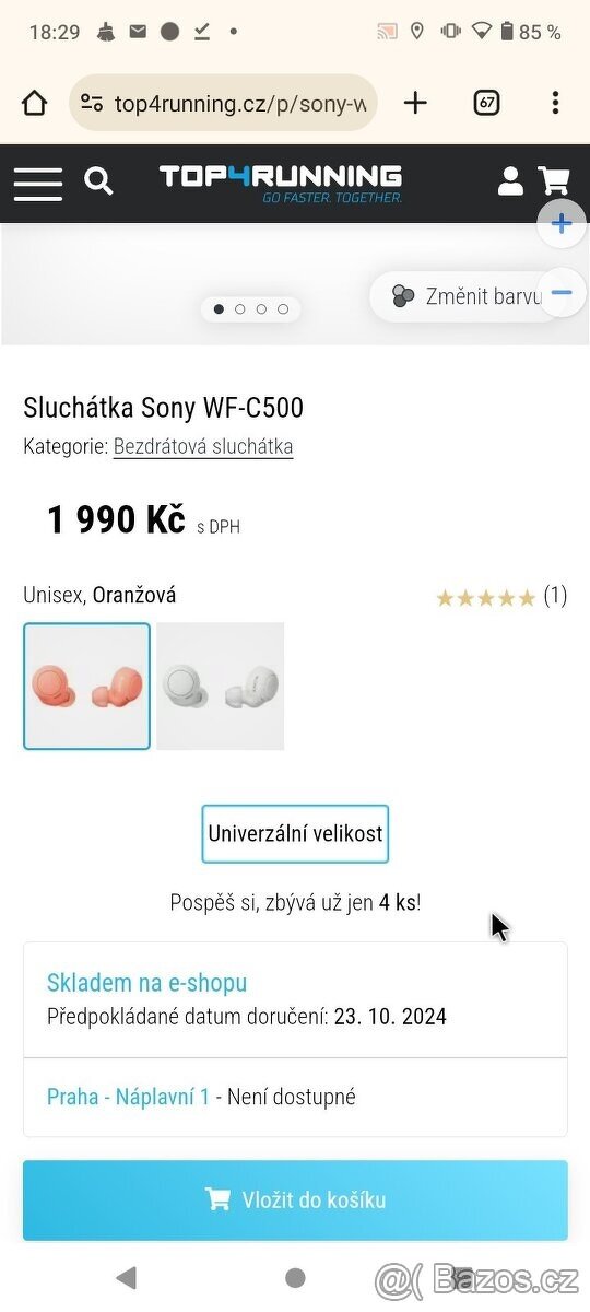 Sony sluchátka