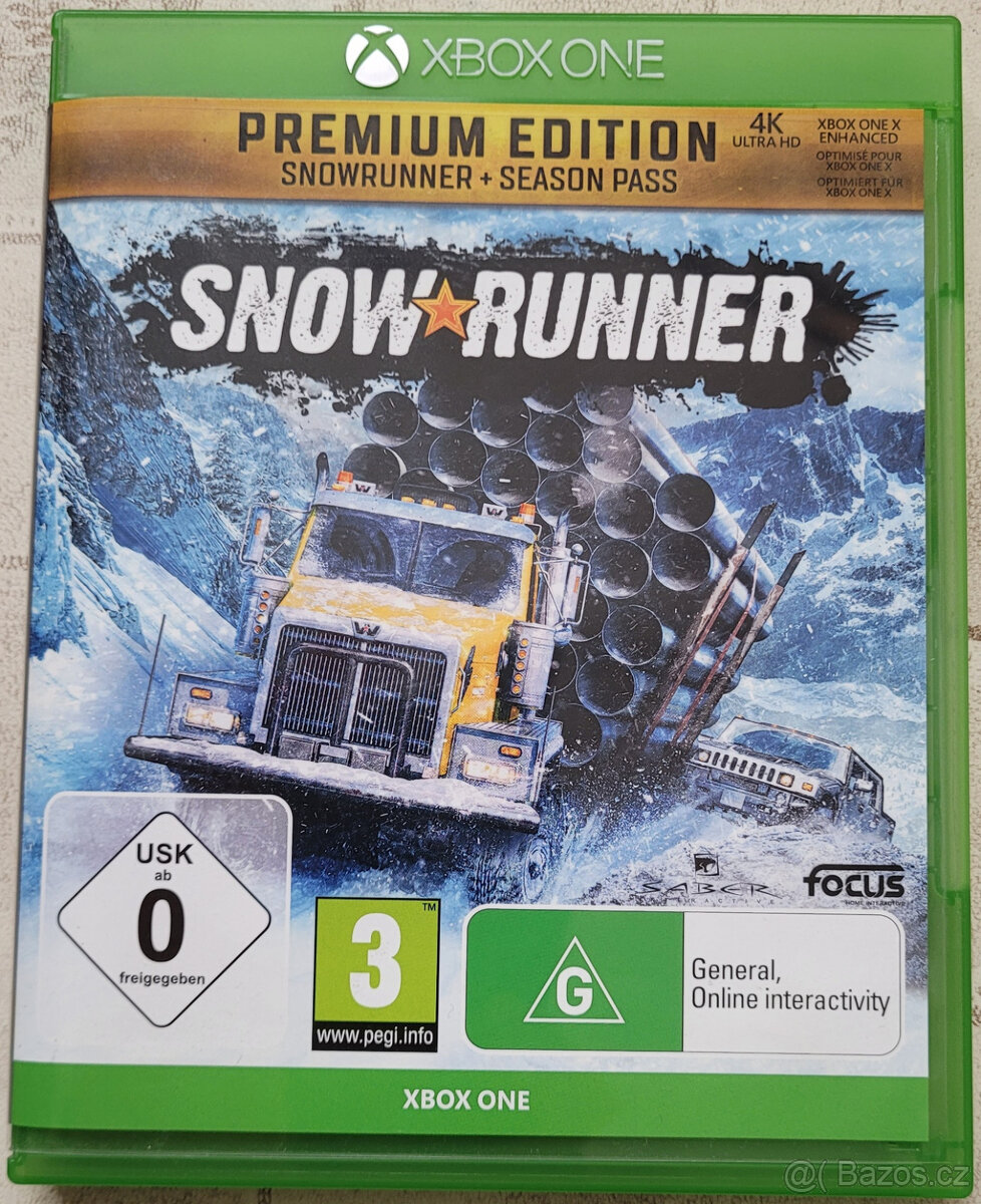 Prodám hru SnowRunner (XBOX ONE/SERIES X)