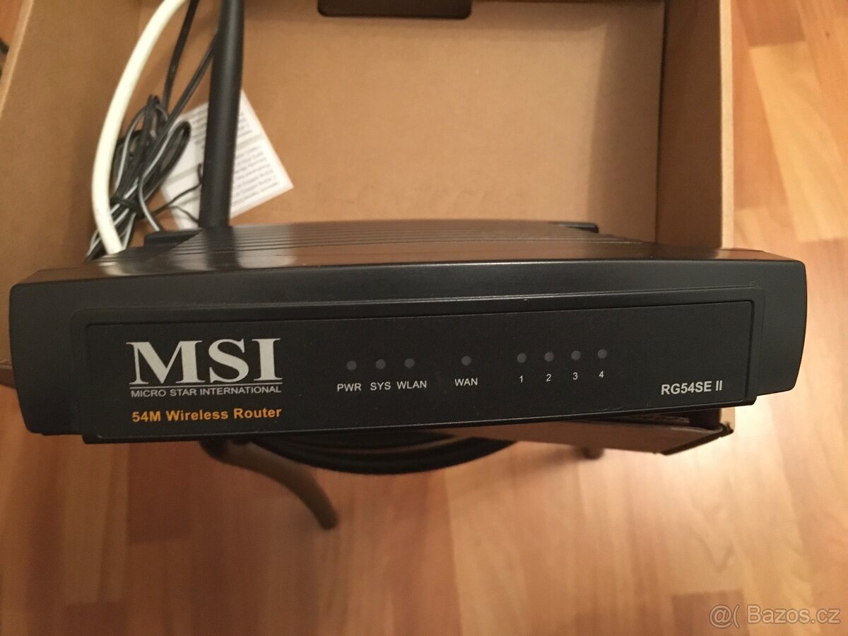 WiFi router MSI RG54