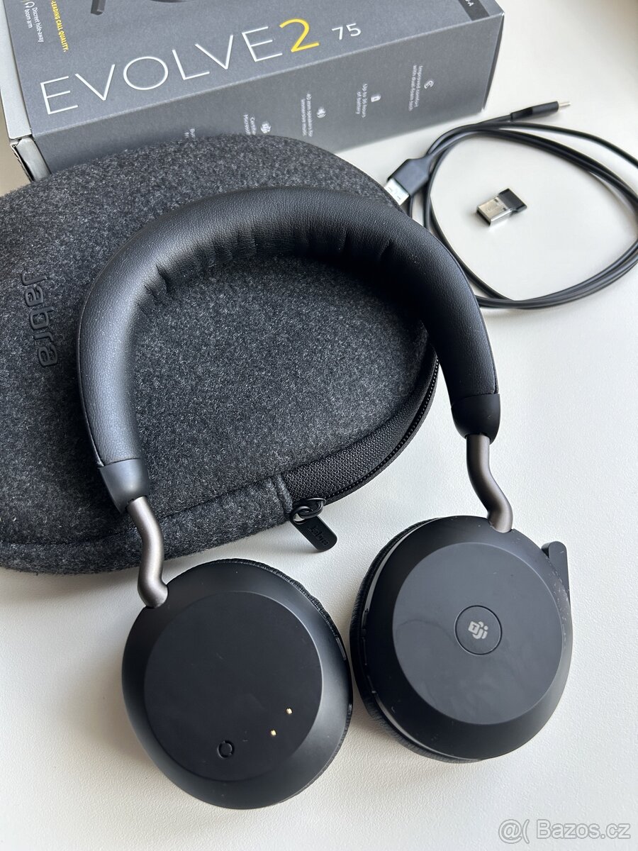 Headset Jabra Evolve2 75 - nefunkční mikrofon