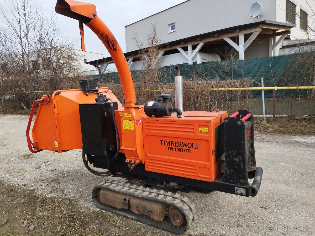 Profi - mobilní štepkovač Timberwolf TW190.