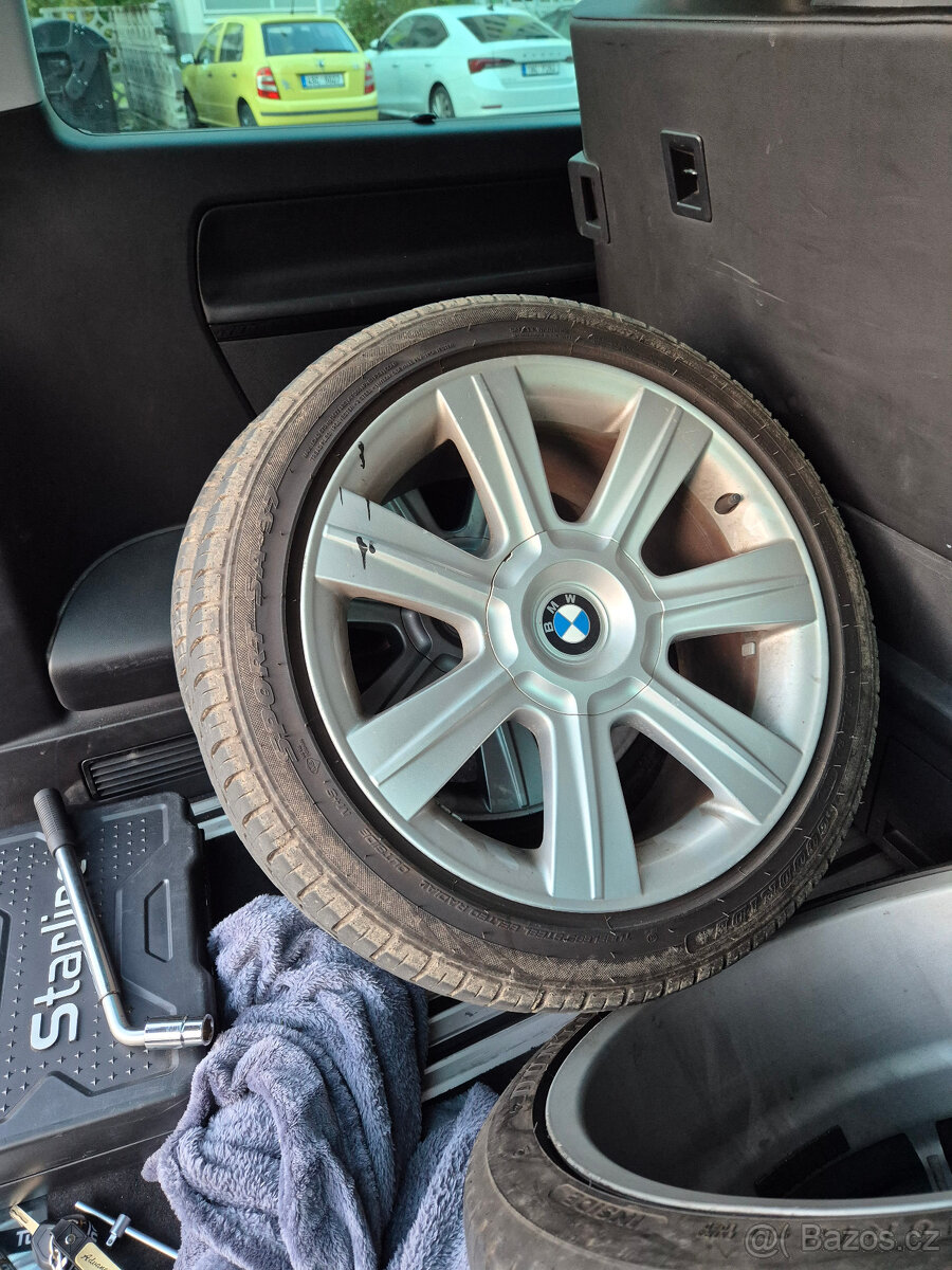 ALU BMW 17', 5x120, pneu 225/45, 6mm