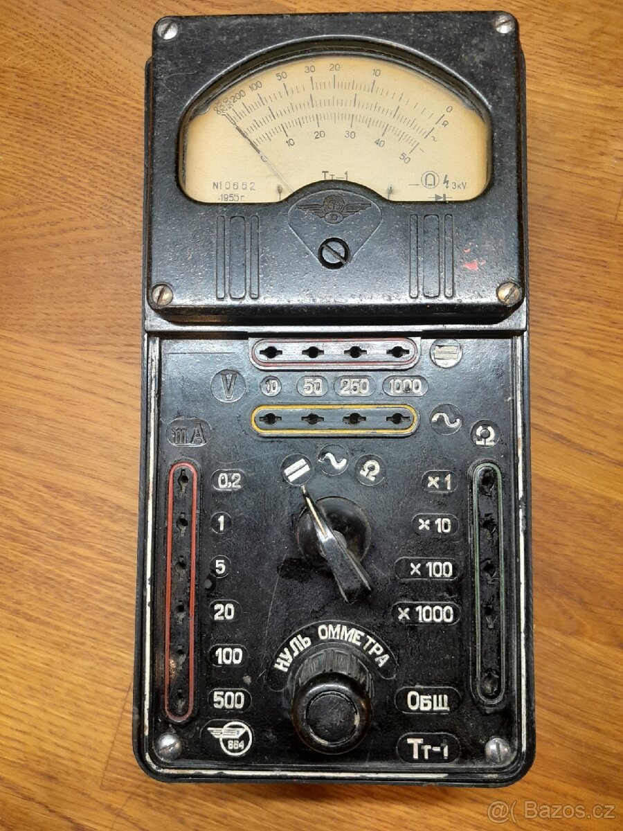 Predám multimeter TT-1, rok výroby 1955