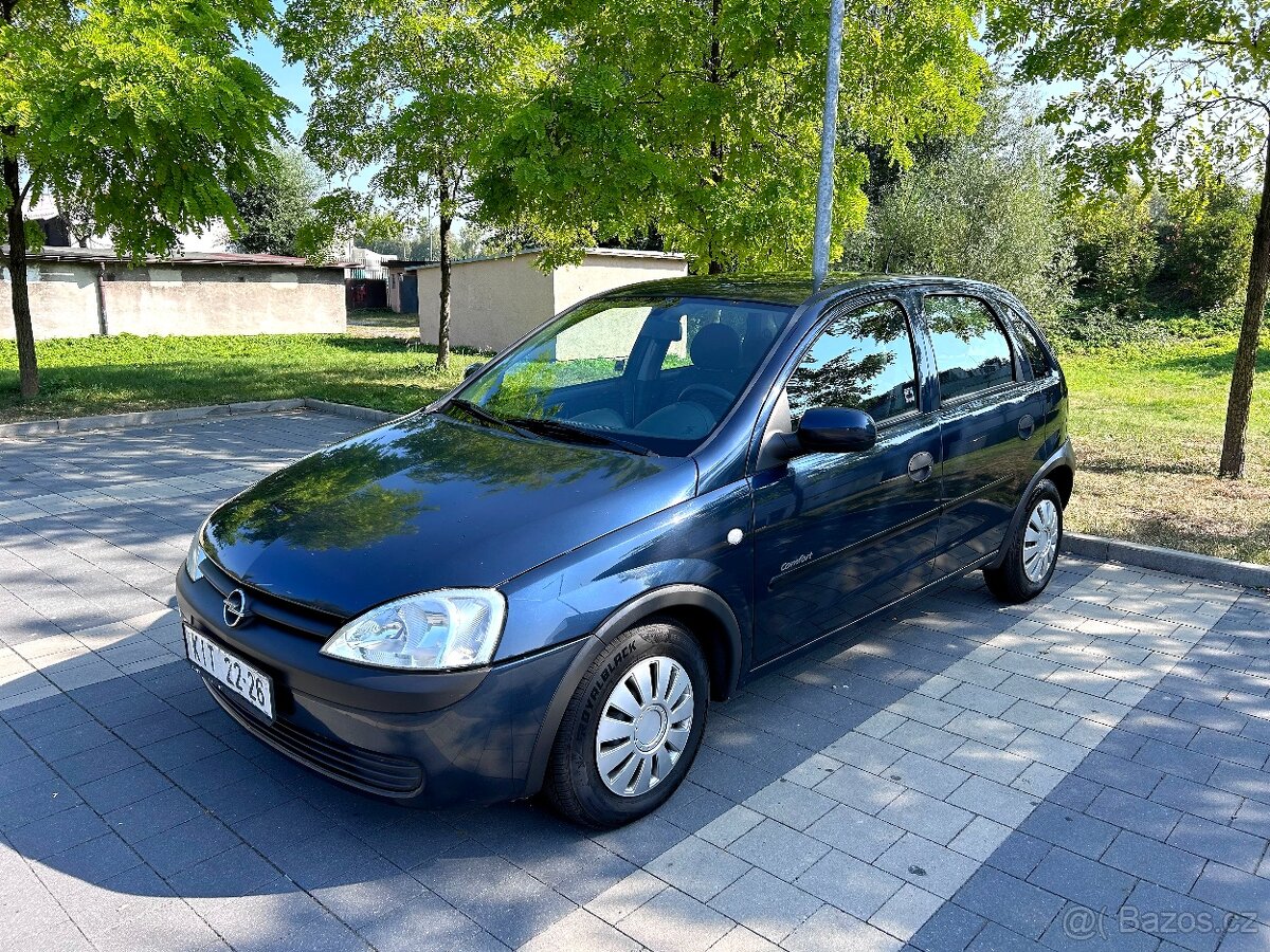 Opel Corsa 1,2i 55kW 1.Majitel, serv. kniha.