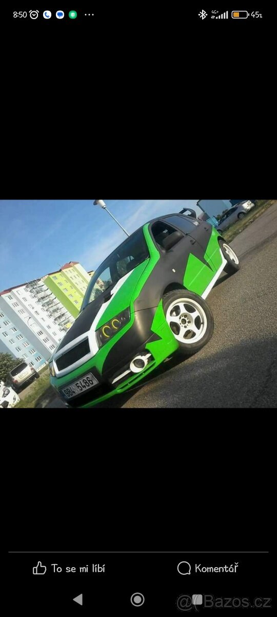 Kapota fabia WRC style