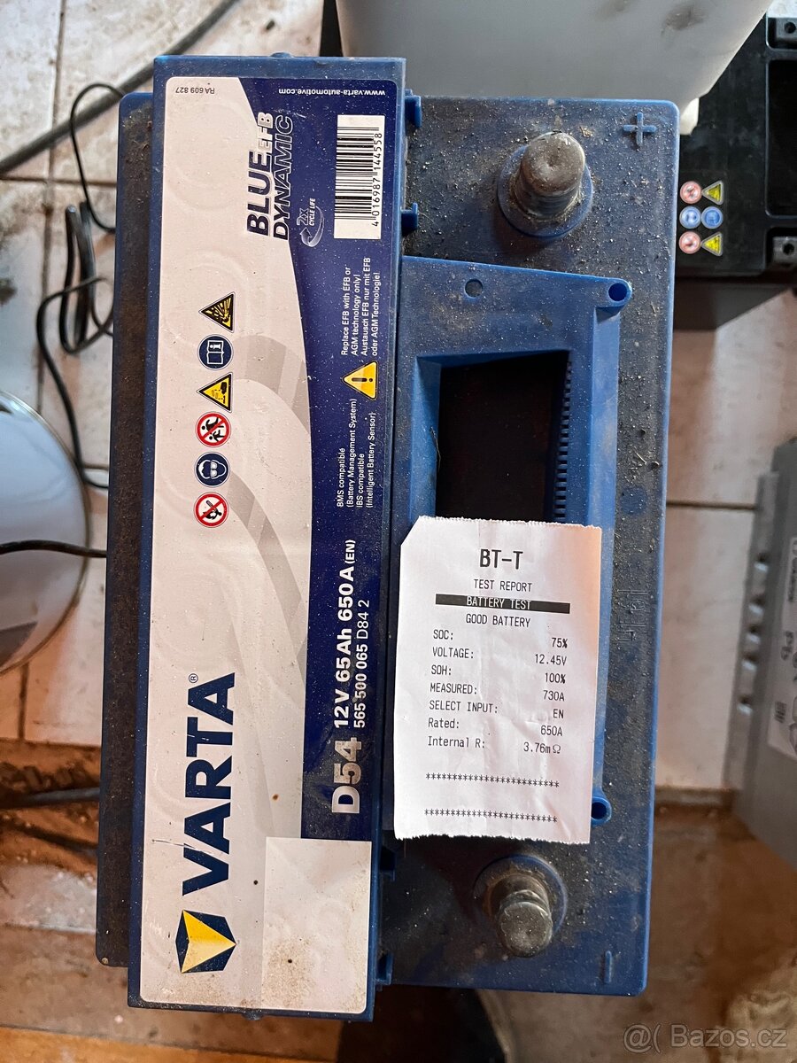 Autobaterie Varta D54 efb