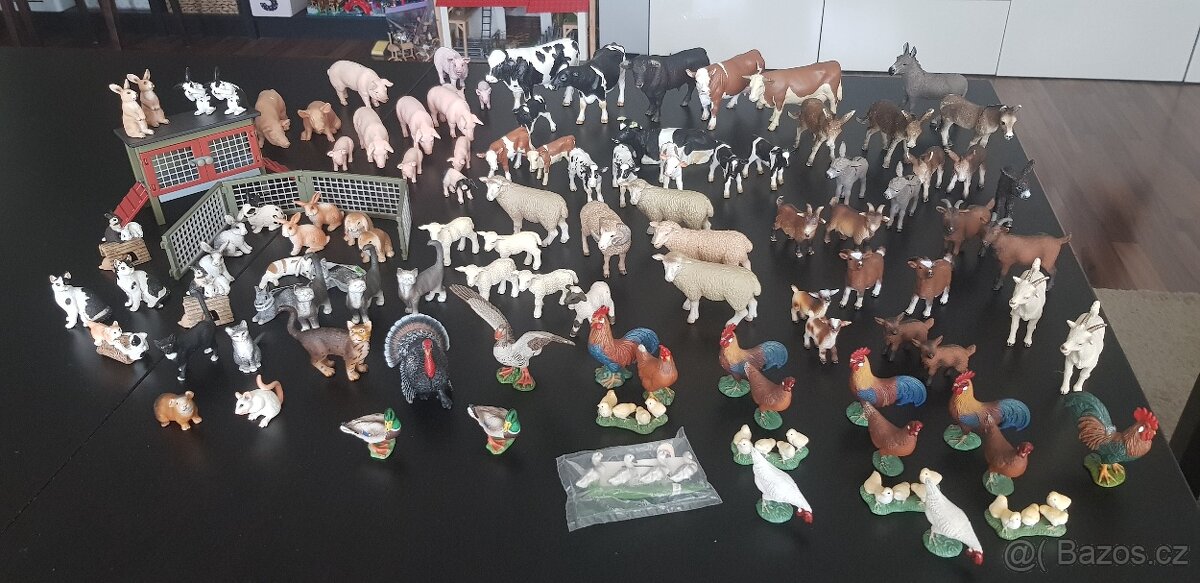 Schleich Farma králík prase ovce jehňe