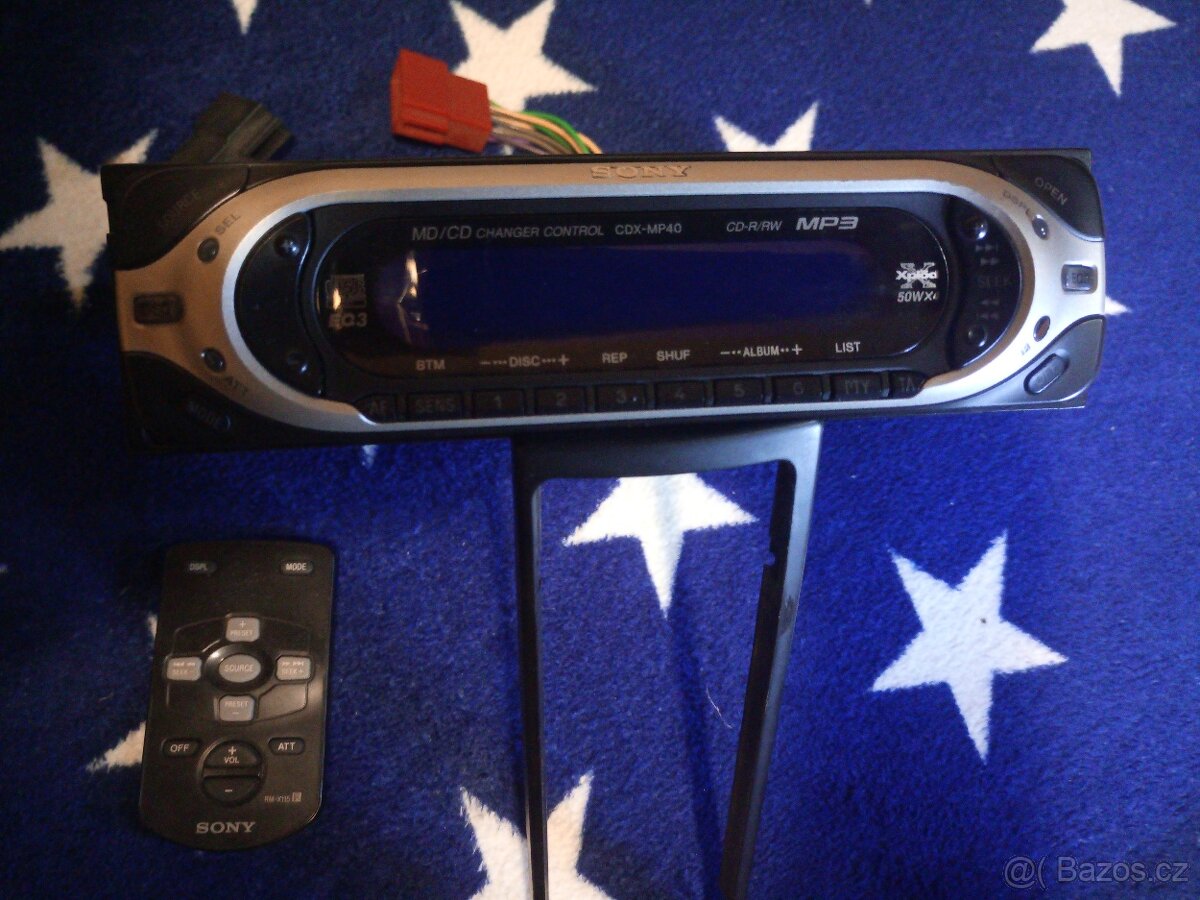 SONY + BLAUPUNKT + SENCOR (CD, SD, USB) - autorádia s CD