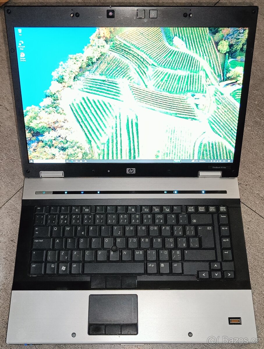 HP EliteBook 8530p,WIN 10,SSD 240GB,RAM 4GB,15.4 palců