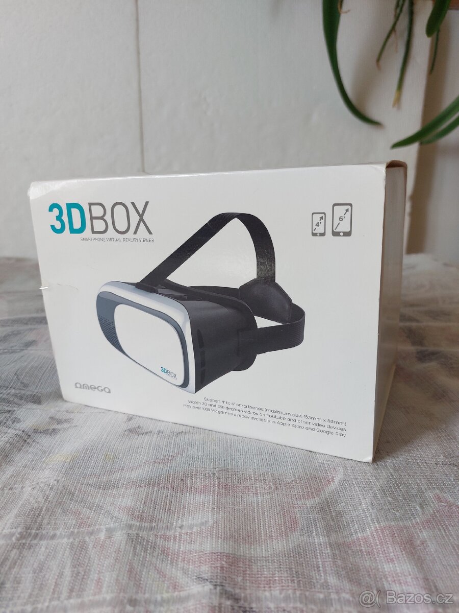 3D Box virtuální brýle pro telefon