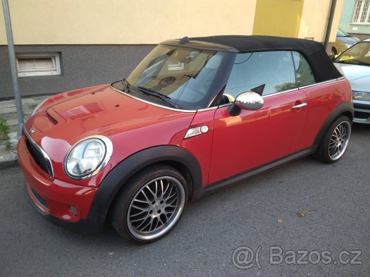 Mini cooper S cabrio chilli red