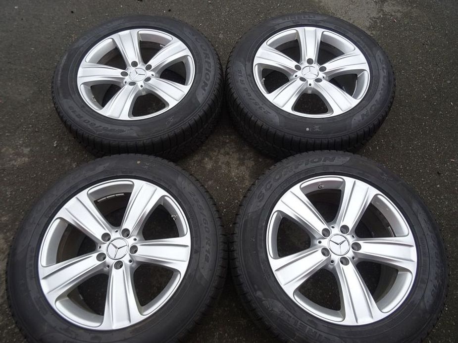 Alu disky origo Mercedes GLC 18", 5x112,ET 38, zimní sada