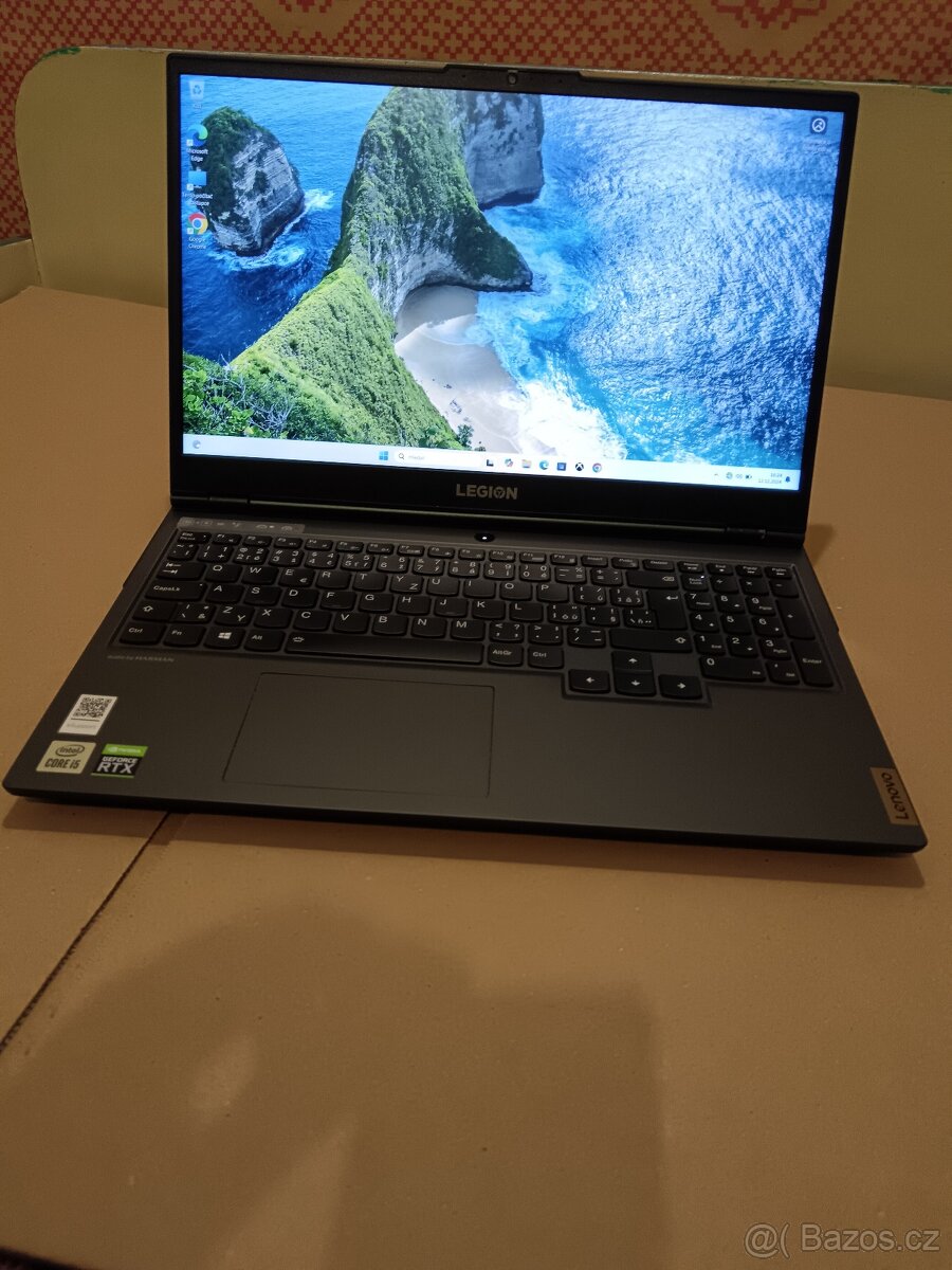 Herní notebook Lenovo Legion 5,RTX 2060,16 GB RAM DDR4