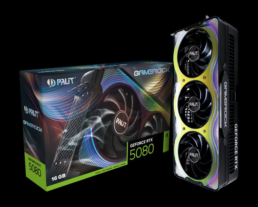 PALIT RTX 5080 GameRock 16GB Nová nerozbalená - Záruka Alza