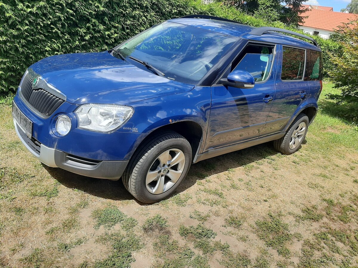 Škoda Yeti 2.0 TDI 81kw 4x4 Klima Alu Model 2011//Kroupy//