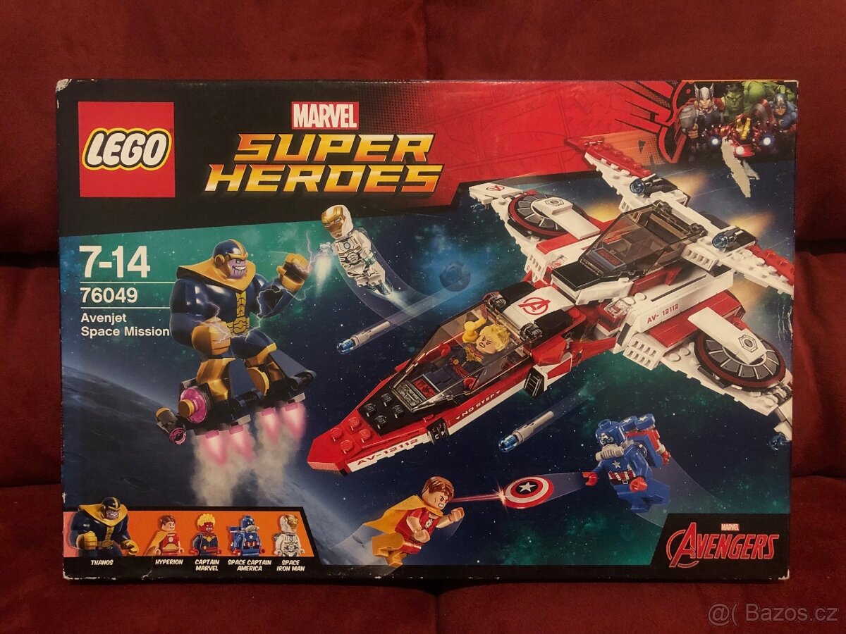 LEGO 76049 Vesmírná mise Avenjet - Bez figurek