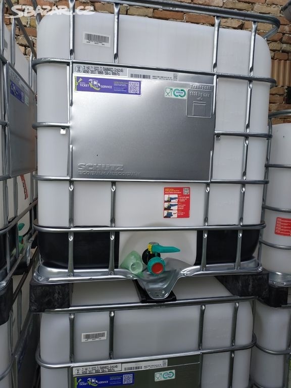 Ibc kontejner nádrž na vodu 1000 litru NOVÝ + dárek ZDARMA