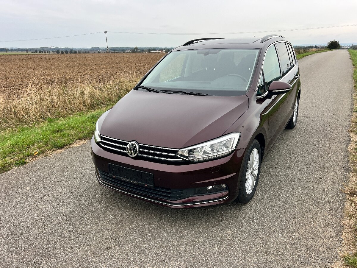 ► VW TOURAN 1.5TSI 110KW HIGHLINE LED-NAVI- REZERVACE