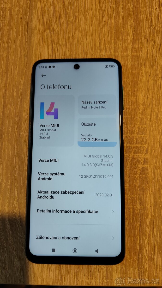 Prodám telefon Xiaomi redmi note 9 pro