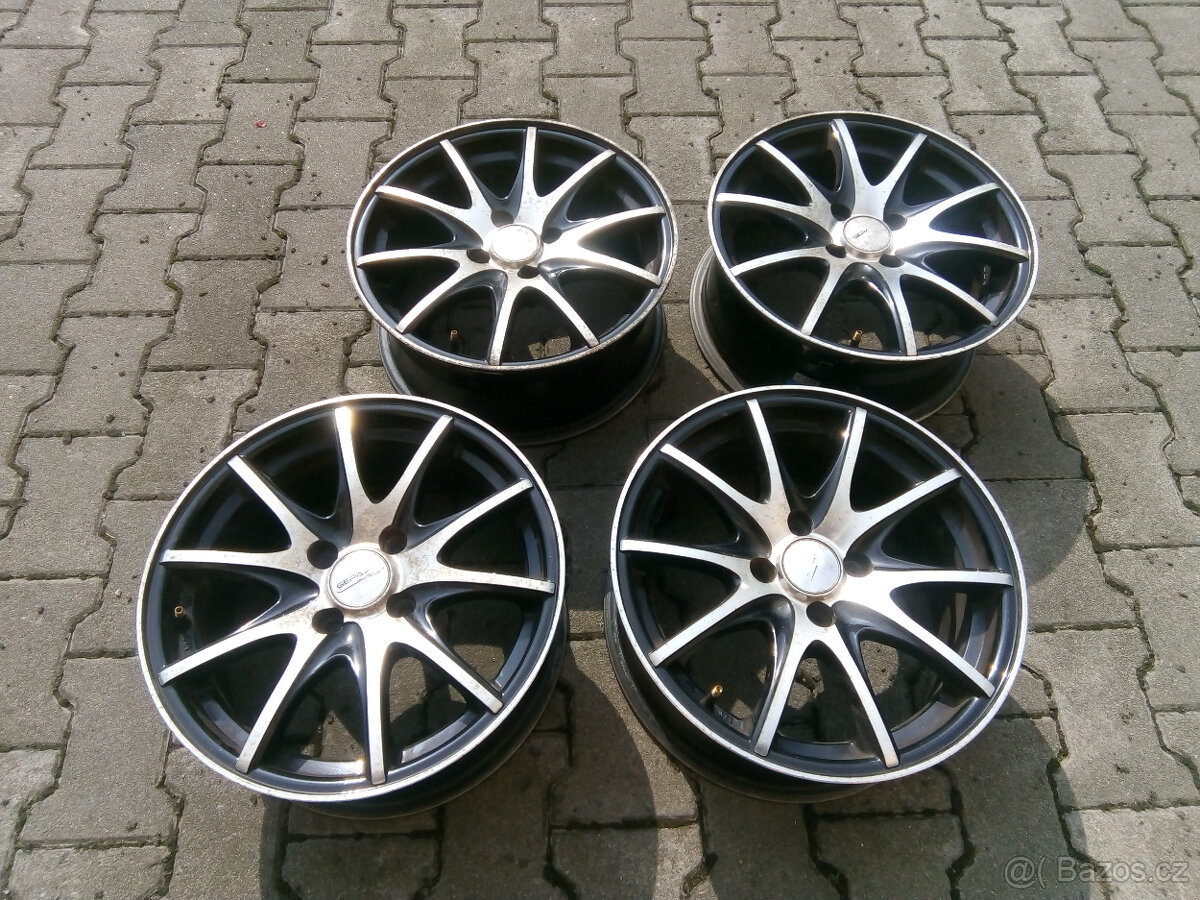 Hliníkové disky Gepard wheels 15x6,5JJ 4x100 ET35