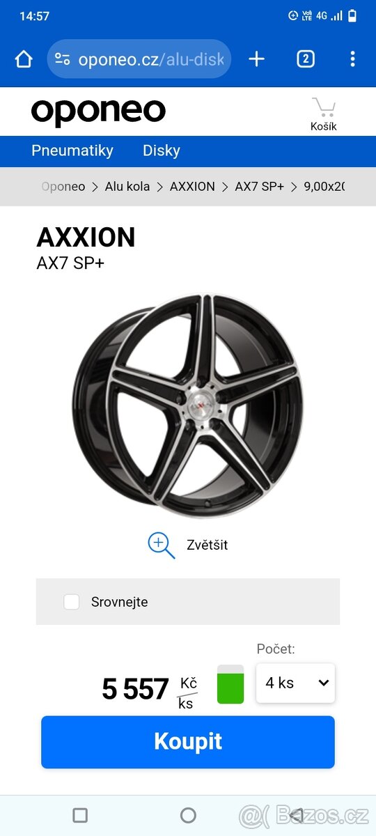 ALU kola Axxion R19 5x112