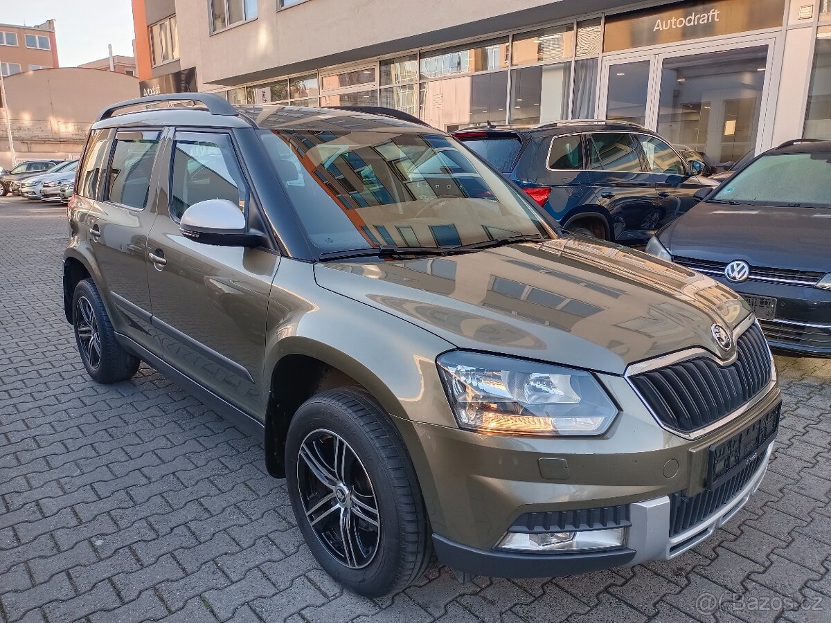 Škoda Yeti 2.0TDI 81kW Tažné Tempomat Isofix Výhřev ESP R16"