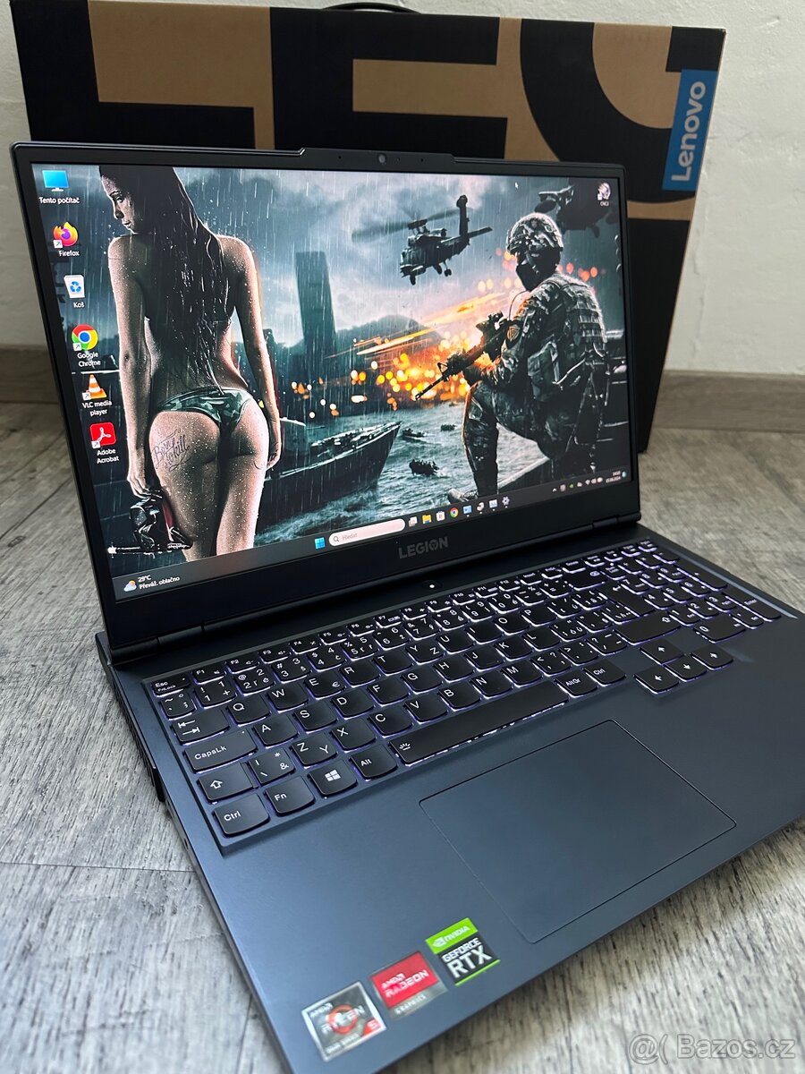 Herní notebook Lenovo Legion – výkon a stav jako nový